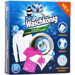 Waschkönig Ubrousky proti obarvení prádla 20 ks
