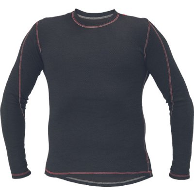 OS ABILD T-shirt long sleeve Černá