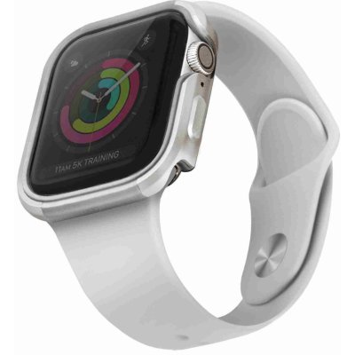 Uniq hliníkové pouzdro Valencia pro Apple Watch série 4/5 44 mm, stříbrná UNIQ-44MM-VALSIL – Hledejceny.cz