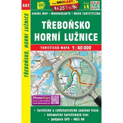 Třeboňsko Horní Lužnice mapa 1:40 000 č. 441 – Hledejceny.cz