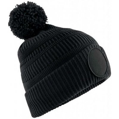 Beechfield Unisex beanie s klubovou nášivkou pro potisk Černá CB530R – Hledejceny.cz