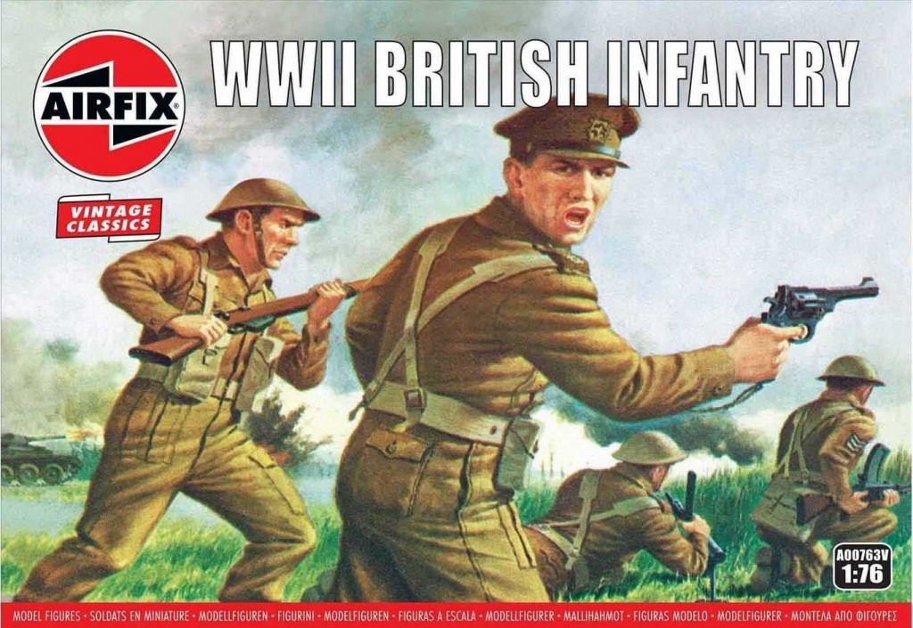 Airfix WWII britská pěchota Vintage AF A00763V 1:76