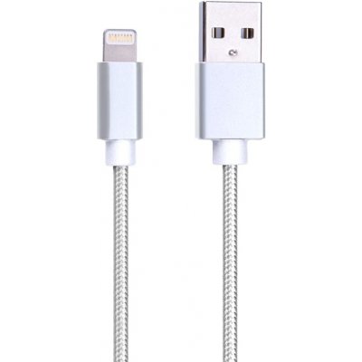 W-Star KBLTNNYWH1m USB na Lightning, 3A, 1m, stříbrný