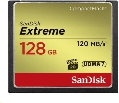SanDisk Extreme CompactFlash 128GB UDMA7 SDCFXSB-128G-G46 od 1 656 Kč -  Heureka.cz