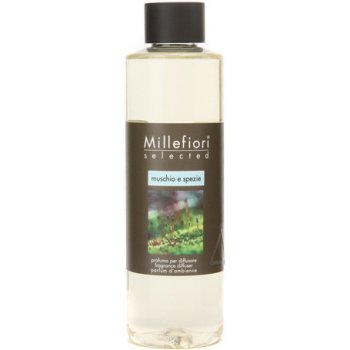 Millefiori Milano náplň do aroma difuzéru mech a koření 250 ml