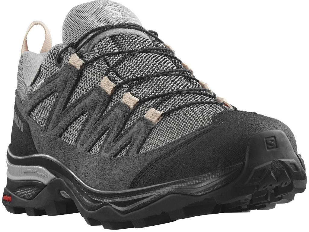 Salomon dámské turistické boty X Ward Leather Gore-Tex světle zelená