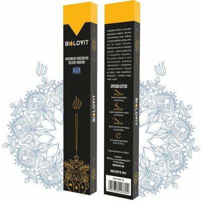 Bilovit Přírodní aromatické vonné tyčinky Man 40 g – Hledejceny.cz