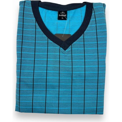 N-feel Milan pánské pyžamo krátké tyrkysové – Hledejceny.cz