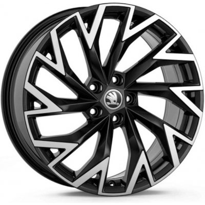 Škoda HELIX 8x19 5x112 ET44 black metallic – Hledejceny.cz