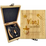 Sablio Dárková sada na víno Vítej na světě 3: 147×168×49 mm – Hledejceny.cz