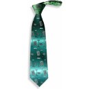 Soonrich kravata zelená bicí kor053
