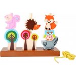 Small Foot nasazování a provlékání lesní zvířátka – Sleviste.cz