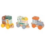 Small Foot Dřevěný vláček Safari – Zboží Dáma