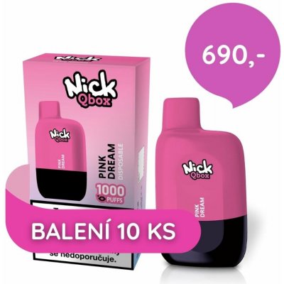 Nick Qbox PINK DREAM 16 mg 10 ks – Zboží Dáma