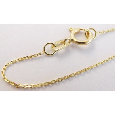 Klenoty Budín Přívěskový zlatý řetízek anker HK6209 – Zboží Dáma