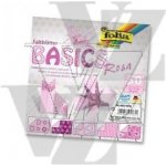 Bringmann Folia Basic Origami papírky růžový 10 x 10 TBF4631010 – Hledejceny.cz