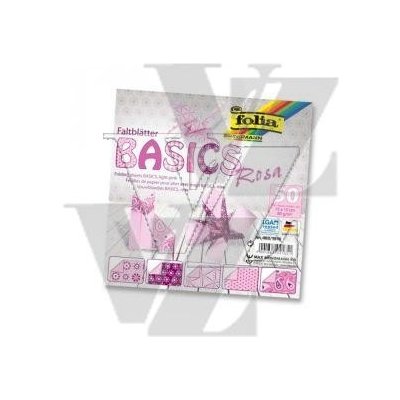 Bringmann Folia Basic Origami papírky růžový 10 x 10 TBF4631010 – Hledejceny.cz