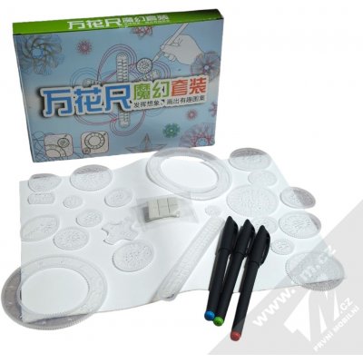 PIXINO Set kreslících šablon spirograf – Zboží Dáma