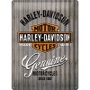 Obraz Nostalgic Art Plechová cedule Harley-Davidson Genuine 40 x 30 cm