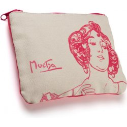 Alfons Mucha Ruby plátěná etuje Etuje