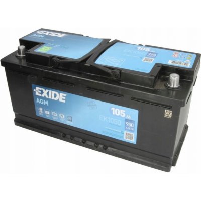 Exide Start-Stop AGM 12V 105Ah 950A EK1050 | Zboží Auto