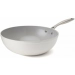 Elmich Nepřilnavá keramická pánev wok Zen Ø 28 cm - krémově bílá – Hledejceny.cz
