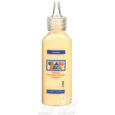 Kontura k barvičkám na sklo 22 ml zlatá – Hledejceny.cz