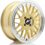 JR Wheels JR23 7x16 4x100 ET40 Gold machined lip – Hledejceny.cz