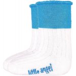 Little Angel Ponožky froté Outlast Bílá/modrá – Zboží Dáma Little Angel Ponožky froté Outlast Bílá/modrá – Zboží Dáma