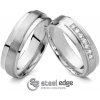 Prsteny Steel Edge Snubní prsteny chirurgická ocel SPPL001
