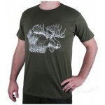 Tričko Afars myslivecké los zelená – Sleviste.cz