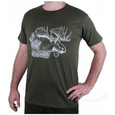 Tričko Afars myslivecké los zelená – Sleviste.cz