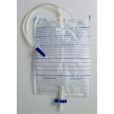 KRUUSE Odběrový sáček na moč 750ml Foley adaptér 1 ks Doprodej – Zboží Dáma