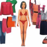 Bestr model Vystřihovací panenka Linda – Zboží Dáma