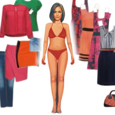 Bestr model Vystřihovací panenka Linda – Zboží Dáma