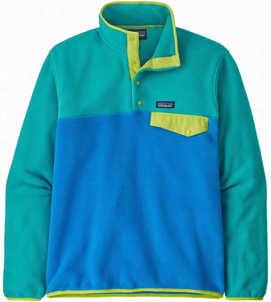 Patagonia M\'s LW Synch Snap-T P/O M modrá