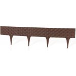 Gardenplast Zahradní palisáda Rattan Palisade 9,5 cm / 0,8 m hnědá 1 ks – Hledejceny.cz