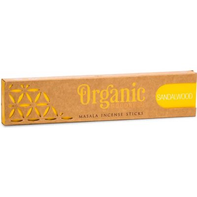 Garden Fresh Santalové dřevo vonné tyčinky Organic Masala incense 15 g – Sleviste.cz