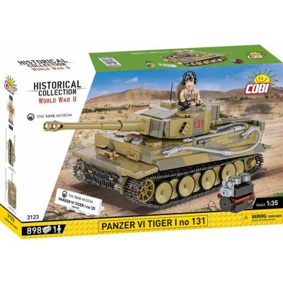 COBI 3123 II WW Tiger no 131, 1:35, 869k, 1 f – Sleviste.cz
