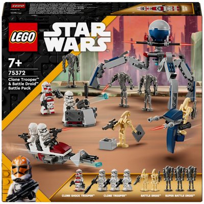 LEGO® Star Wars 75372 Bitevní balíček klonového vojáka a bitevního droida – Zbozi.Blesk.cz