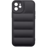 ME Puffy Apple iPhone 12 - gumový - černé – Zboží Mobilmania