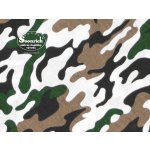 Soonrich látka na patchwork maskáč zelený ptw257 – Zboží Dáma