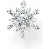 Náušnice Thomas Sabo kusová náušnice Snowflake with white stones H2260-051-14