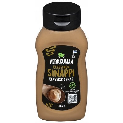 Herkkumaa Klasická hořčice Klassinen Sinappi Finsko 585 g – Zboží Dáma