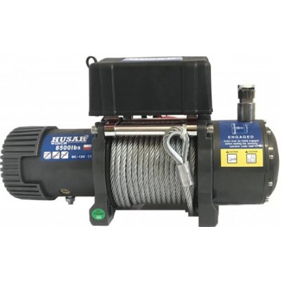 HUSARWINCH Naviják Husar Winch BST 8500, 12V, ocelové lano – Hledejceny.cz