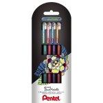 Pentel Hybrid Dual Metallic K110 oranžové zlaté stříbrné zelené – Zboží Dáma