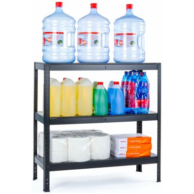 Mamutex Standard Regál 1000 x 1000 x 400 mm 3 police černý – Zboží Mobilmania