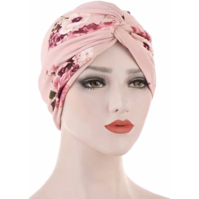 Turban se vzorem růžový – Hledejceny.cz