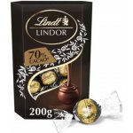 Lindt Bonboniéra Lindor pralinky Hořká čokoláda 70% 200 g – Hledejceny.cz