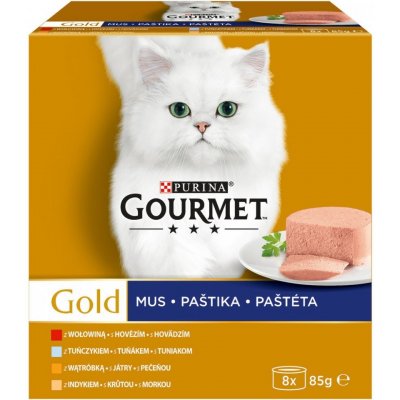 Gourmet Gold cat 8 x 85 g – Hledejceny.cz